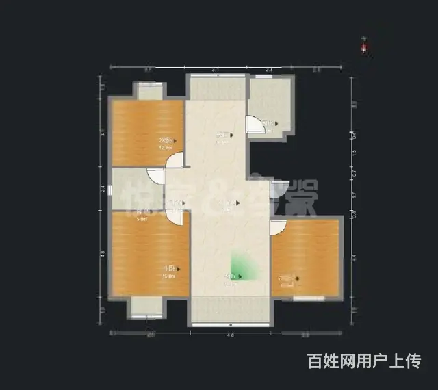 单价才1.6左右（新北万达一路之隔，可以拎包入住）看房方便。 - 图片 8