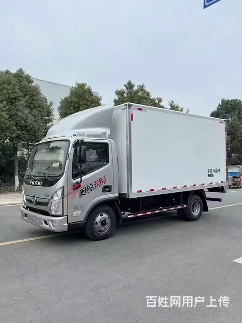 福田奥铃自动楼4米2冷藏车 国六厂家直销有现车 - 图片 1