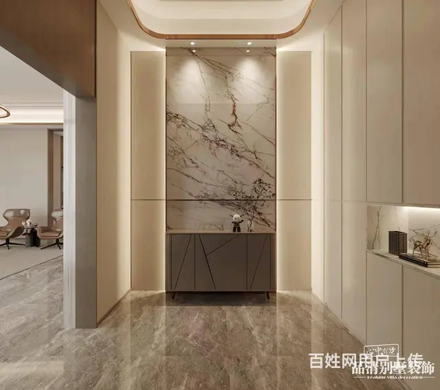 常州别墅装修：365㎡现代轻奢，柔软又高级 - 图片 8