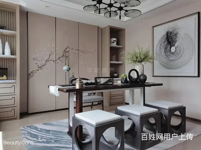 潘安湖恒大别墅禹洲四合院车位总高3层5室户型采光好 - 图片 8