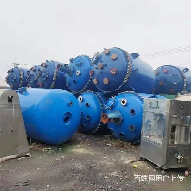 二手搪瓷反应釜 搪瓷完好的图片