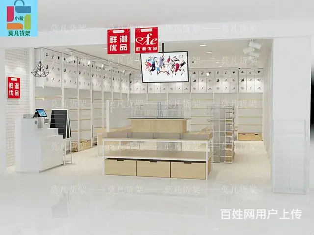 莫凡货架厂家咨询-嘉兴三福小精品高柜陈列架 - 图片 6