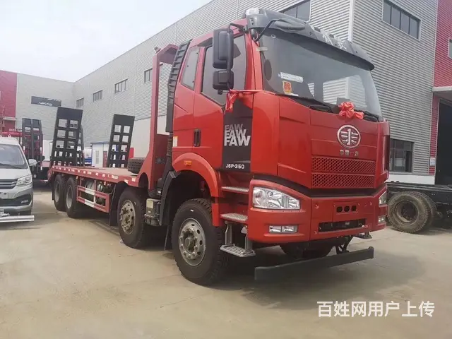 解放J6单桥150挖机平板车厂家现车低价出售 - 图片 12
