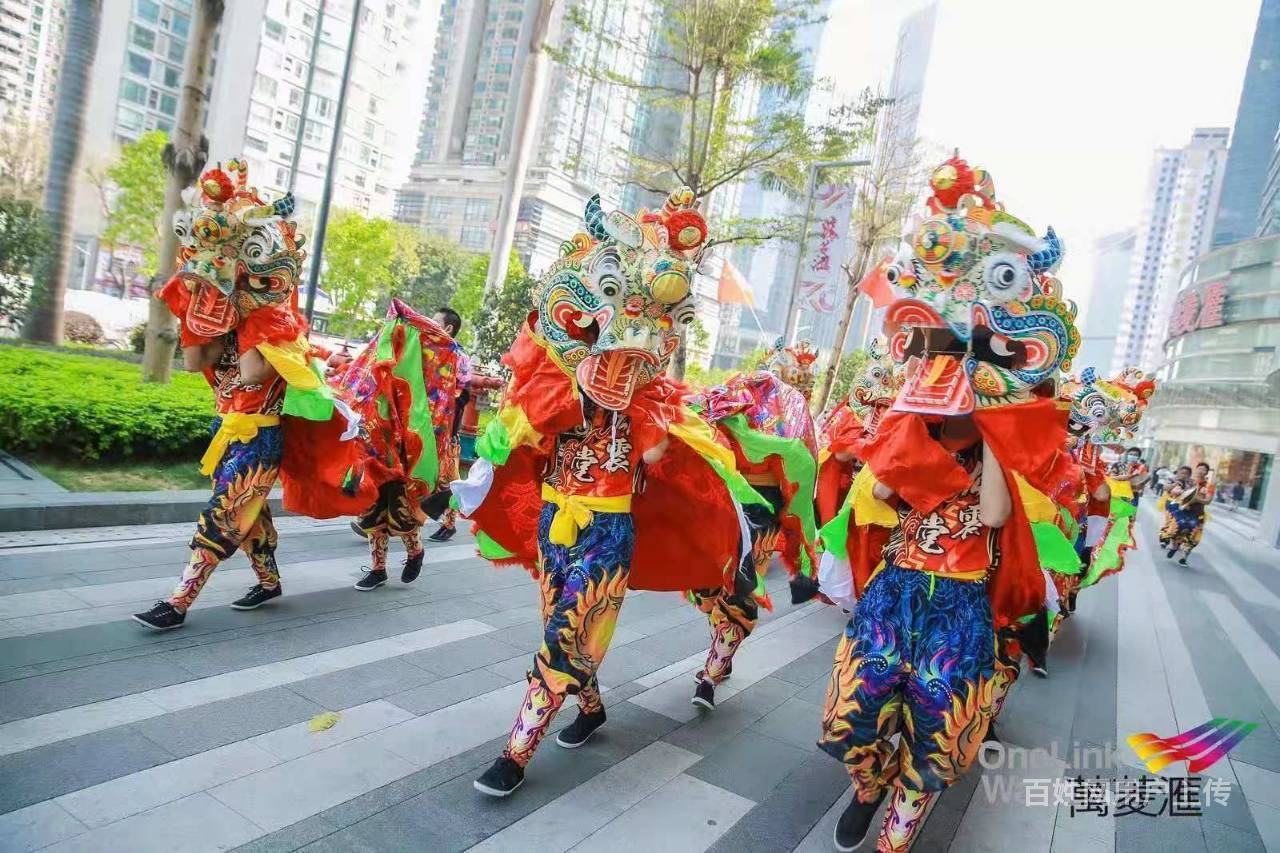 廣州專業舞獅隊 麒麟 舞獅隊 國潮醒獅 梅花樁舞獅