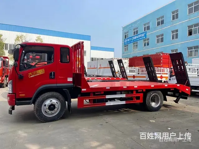 平凉国六解放挖机拖车120挖机拖板车多少钱 - 图片 3