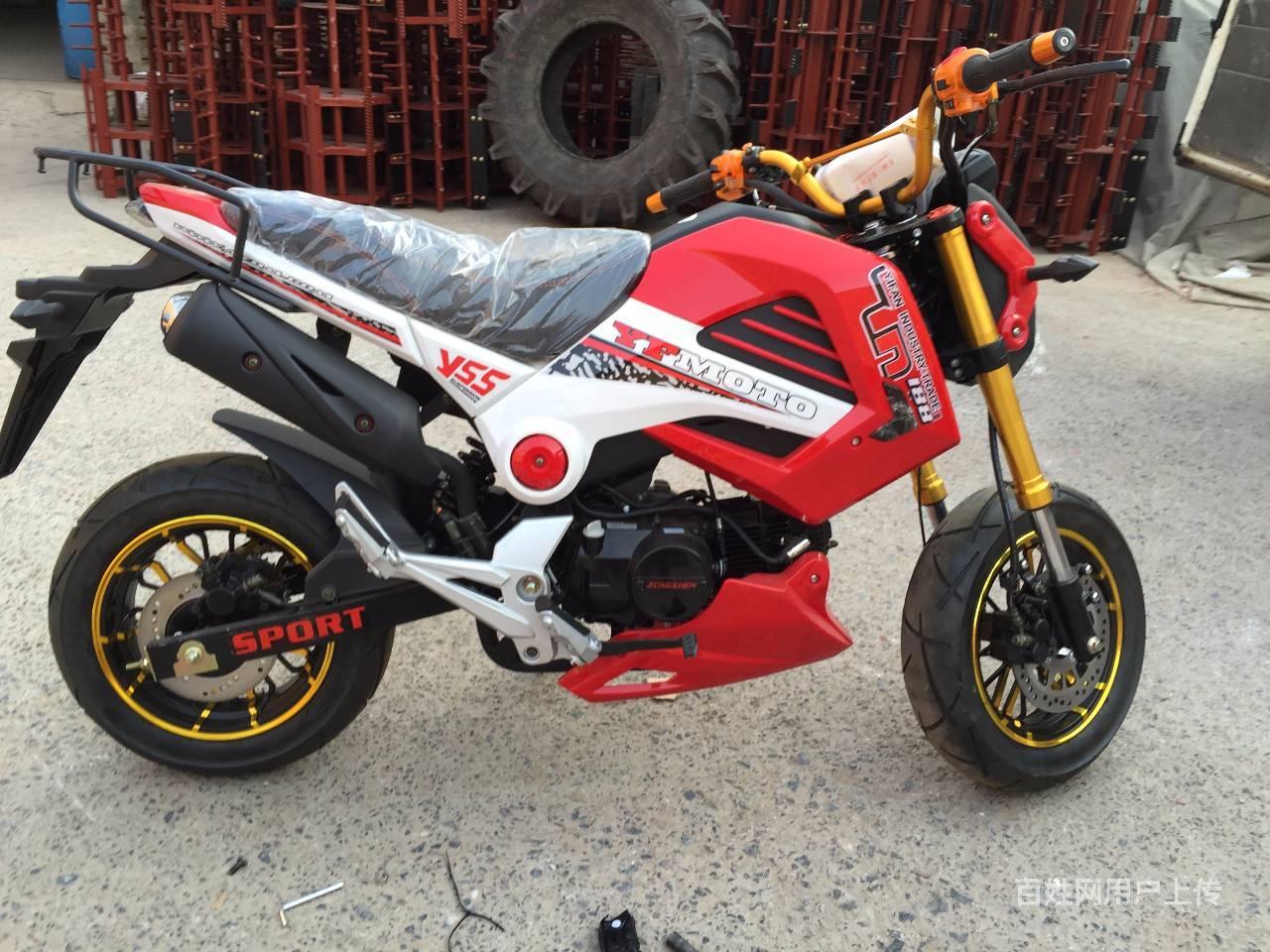 出售全新狒狒摩托车 舒适街跑 手续齐全 可以上牌