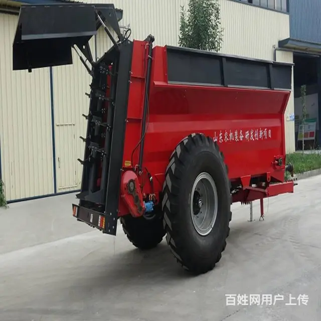 2FGH-10S型绞龙式撒肥机动物干湿粪便撒粪车w - 图片 4