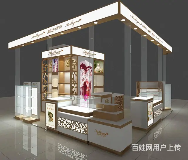 商业展台，展柜，烤漆道具，商场柜台，货柜设计制作 - 图片 8