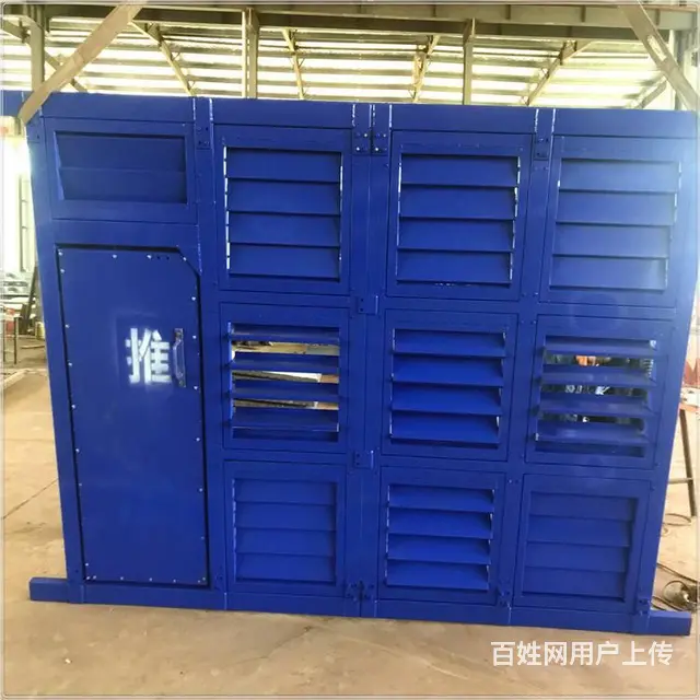 直棂窗式调节风门 百叶窗调节风门竖条排列组合通风快 - 图片 5