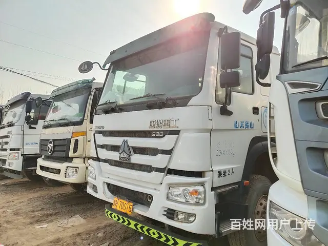 定西特价国五二手豪沃后八轮搅拌车16方 原版车况 - 图片 1