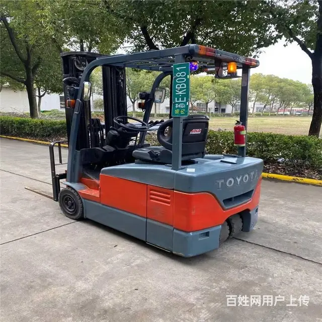 日本进口二手叉车 小型三轮冷库专用电动叉车出售 - 图片 3