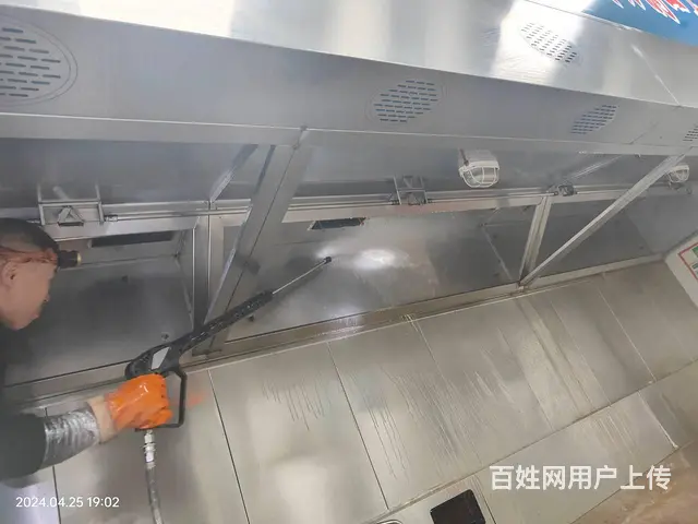 昆山开发区单位脱排油烟机净化器清洗清洗 - 图片 1