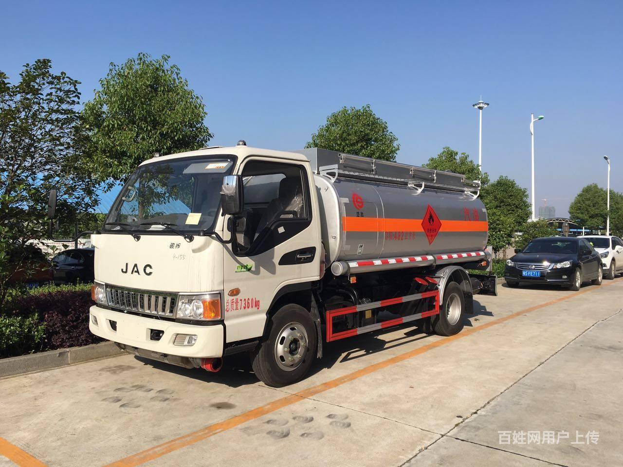 江淮潍柴130马力 5吨油罐车 图片