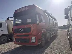 转让二手德龙散装水泥罐车 50大罐 375马力国五