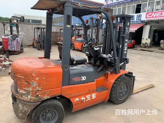 合力3吨自动挡柴油二手叉车 带中钢侧移可进集装箱 - 图片 7