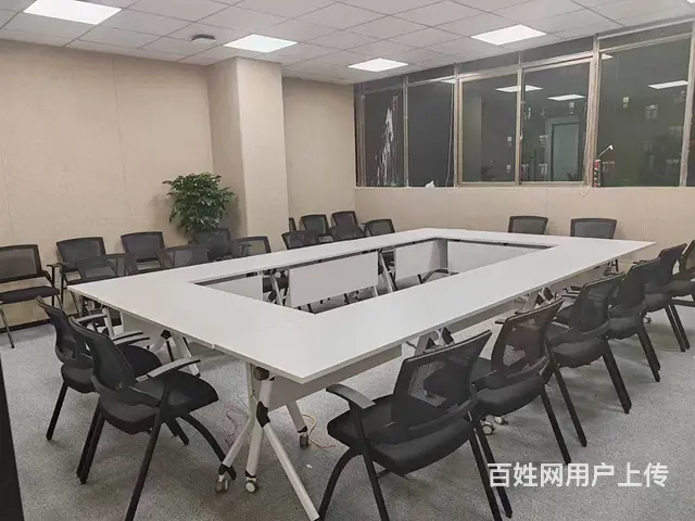 全新折叠会议桌培训桌椅职员酒店教育长条形移动桌吧台 - 图片 7