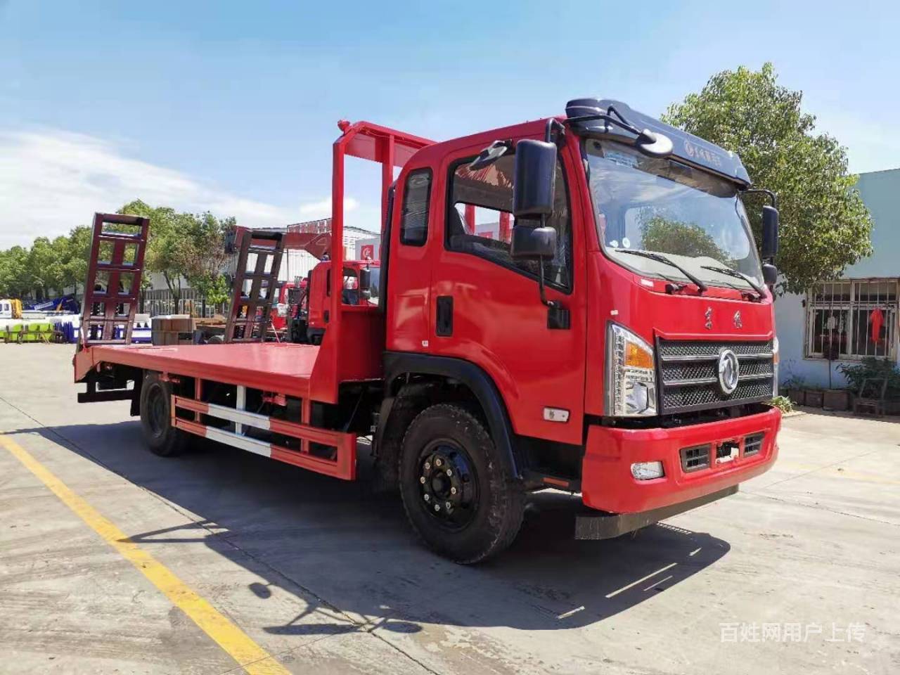 挖掘机平板运输车 平板拖车 可分期