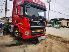 刚到20年二手德龙牵引车 460马力 潍柴 双驱