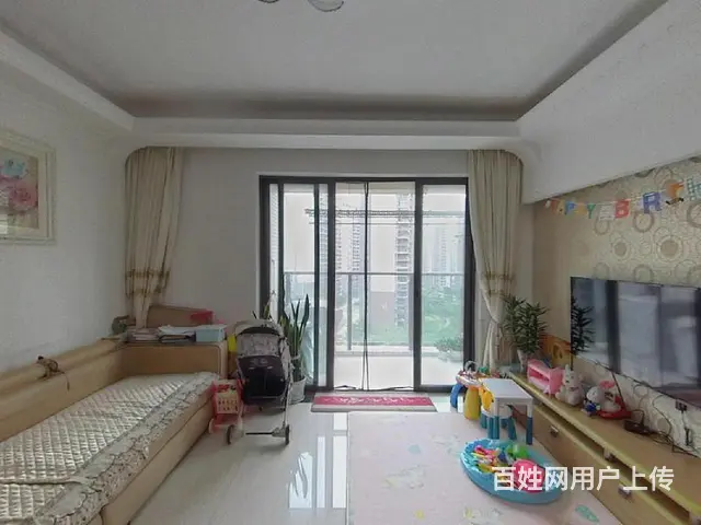 招商花园城二期 高层南向3室2厅90m?整租3800/月 - 图片 2