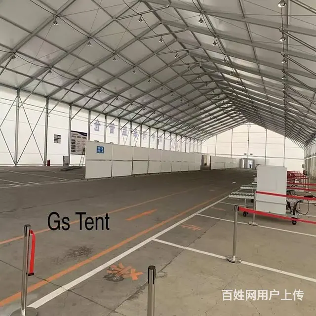 工业仓储大棚 临时生产车间篷房 铝合金移动厂房搭建 - 图片 6