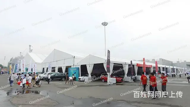 汽车巡展篷房搭建 庆典活动大棚 铝合金帐篷拆搭便捷 - 图片 1