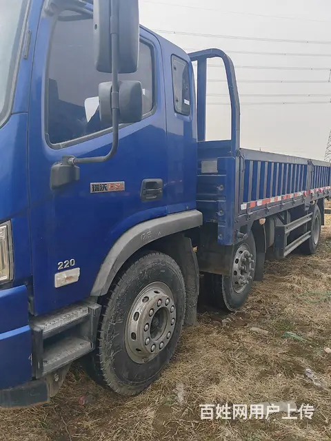 福田瑞沃 220平板车 国6大黄牌 - 图片 1