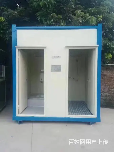防火保温移动住人集装箱活动房可住十人可配空调床铺 - 图片 1