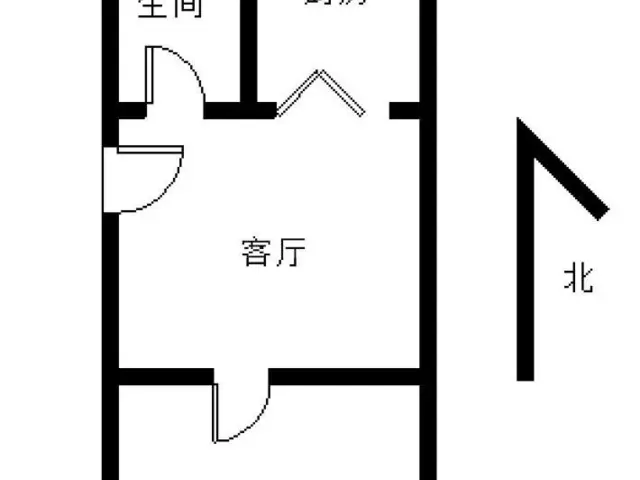 押一付一 广济南路地铁口 自由之邑 精装一室 带燃气 随时看 - 图片 9