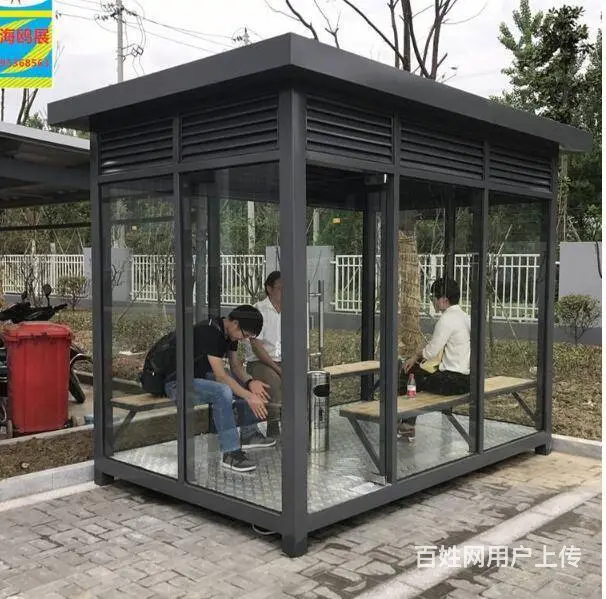 成都吸烟亭，景区吸烟室，专业定制 - 图片 2