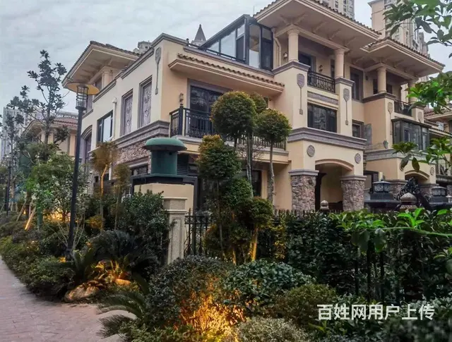 （双拼别墅）棕榈湾双拼别墅送花园500米|三面花园送车位|急 - 图片 1