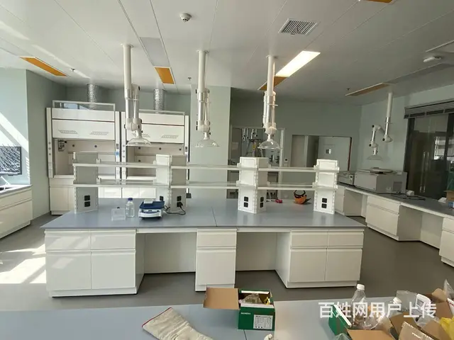 全钢实验桌工厂检测台化工防腐操作台全钢通风柜橱 - 图片 6
