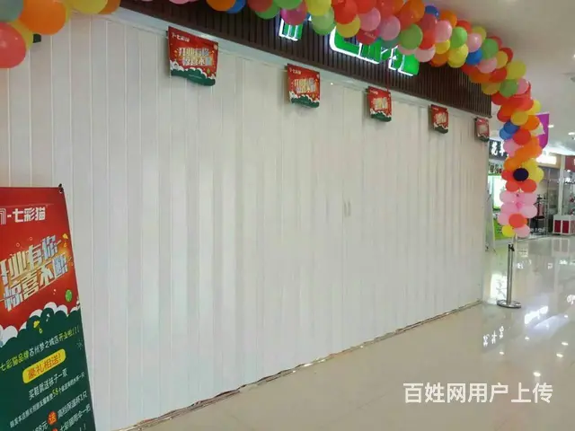 苏州伸缩PVC折叠门，推拉折叠门，滑动PVC拉门 - 图片 2
