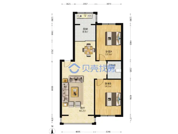 0首付低首付高性价比平fz精装修电梯房 - 图片 7