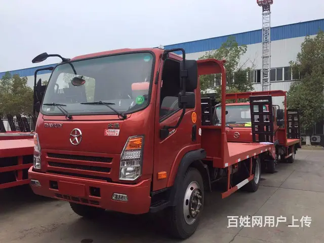大运小型平板车 拖8吨左右挖机拖车厂家现车促销 - 图片 3