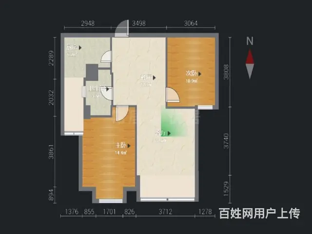 总价低新出北郊旁凯纳华侨城精装修中间楼层看房方便诚 - 图片 8