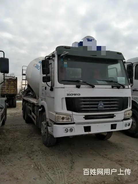 出售二手豪沃搅拌罐车 后八轮 原车原况 - 图片 1