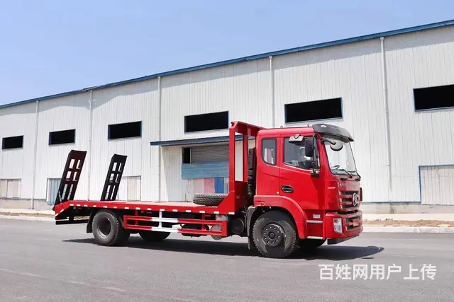 拉150挖掘机拖车-程力东风平板车 - 图片 5