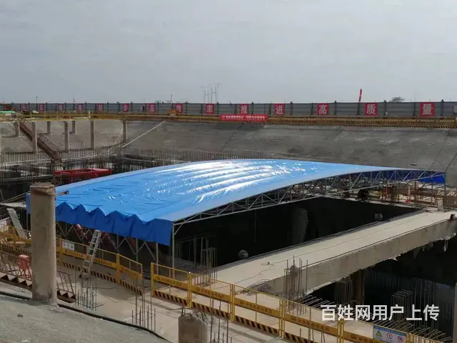 大型移动推拉雨棚户外活动停车遮阳蓬烧烤夜市伸缩大 - 图片 7