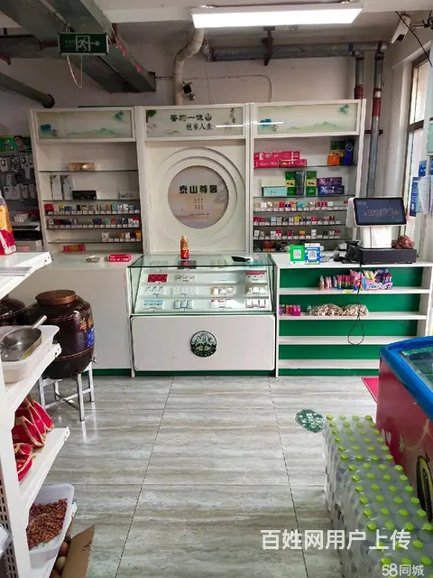 临街旺铺，一楼超市，二楼棋牌室，全新货架 - 图片 1