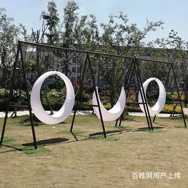 发光秋千 创意互动装置 开业开盘暖场活动 商业景区 - 图片 2