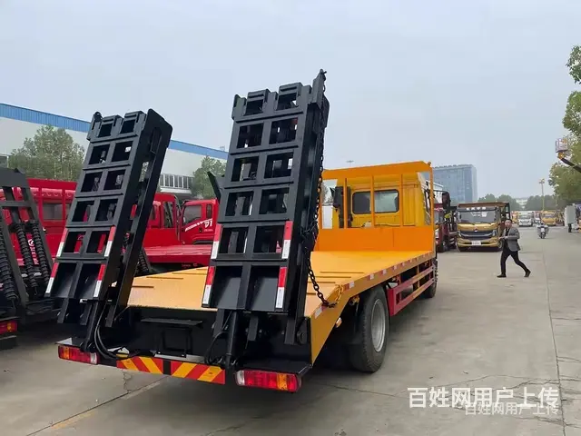 解放龙V单桥拖板车 挖机平板车 限时秒杀价 - 图片 3