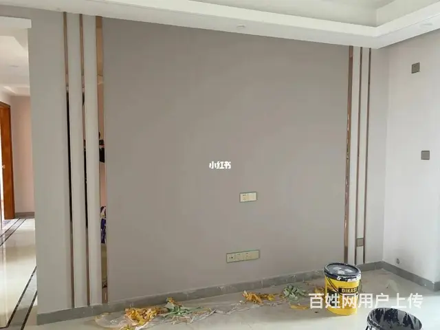 珠海中山地区  艺术漆  背景墙  乳胶漆低至十块 - 图片 3