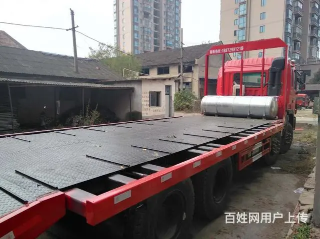 江淮牌国五前四后八350马力平板拖车 厂家直销 - 图片 3