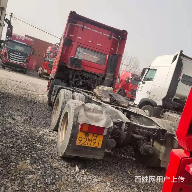出售二手东风天龙牵引车，雷诺发动机，450马力双驱 - 图片 4
