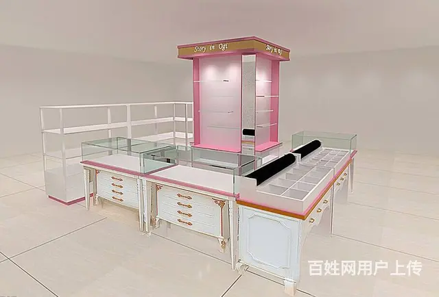 专卖店展柜，货柜，货架订做，商场展台，柜台订做 - 图片 2