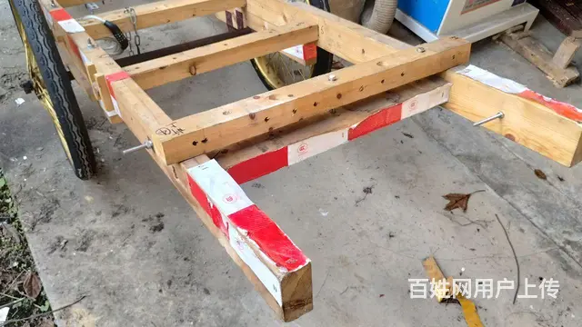 双轮车木质车架出售，适合摆地摊、拉重物等赚创业 - 图片 8