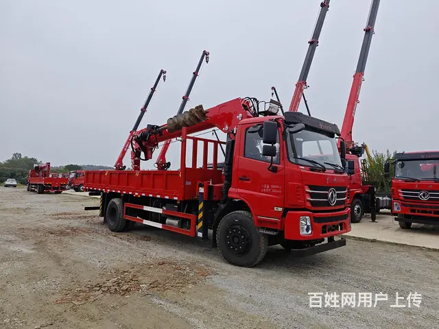 东风单桥10吨可加装钻杆和爬梯的多功能随车吊 随车吊生产基地 - 图片 3