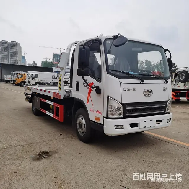 一拖二国六解放清障车清障拖车 联系电话多少 - 图片 1