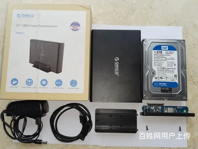 转让奥睿科3.5”硬盘盒 送1T硬盘 - 图片 3