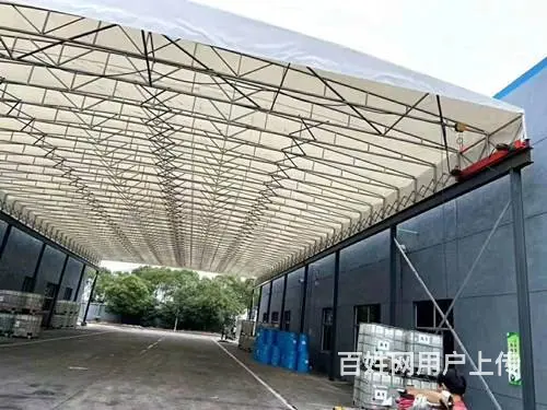 长沙推拉雨棚厂家定制推拉伸缩活动移动电动雨棚雨篷 - 图片 6